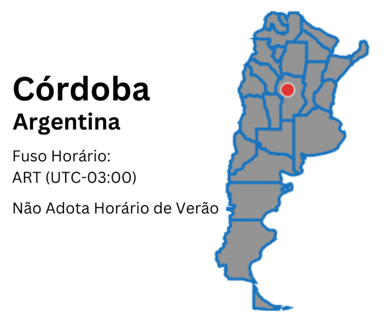 Córdoba Fuso Horário e Horário de Verão