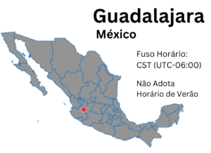 Guadalajara Fuso Horário e Horário de Verão