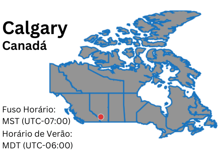 Calgary Fuso Horário e Horário de Verão