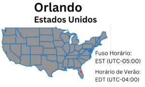 Orlando Fuso Horário e Horário de Verão