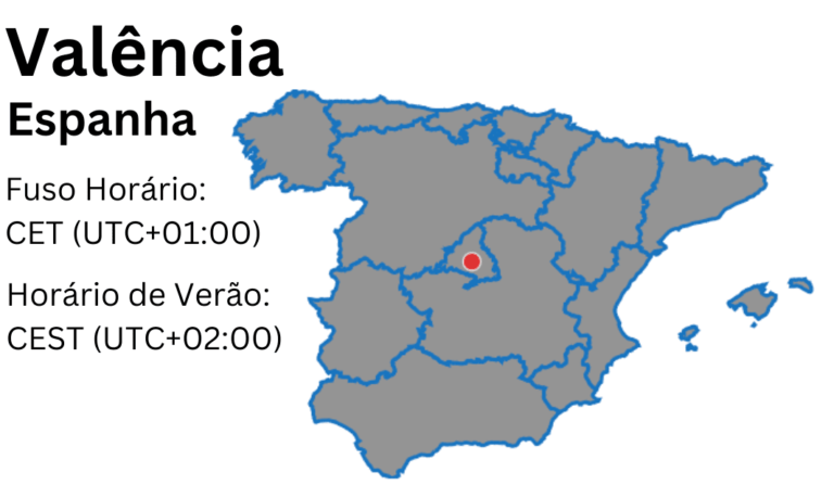 Valência Fuso Horário e Horário de Verão